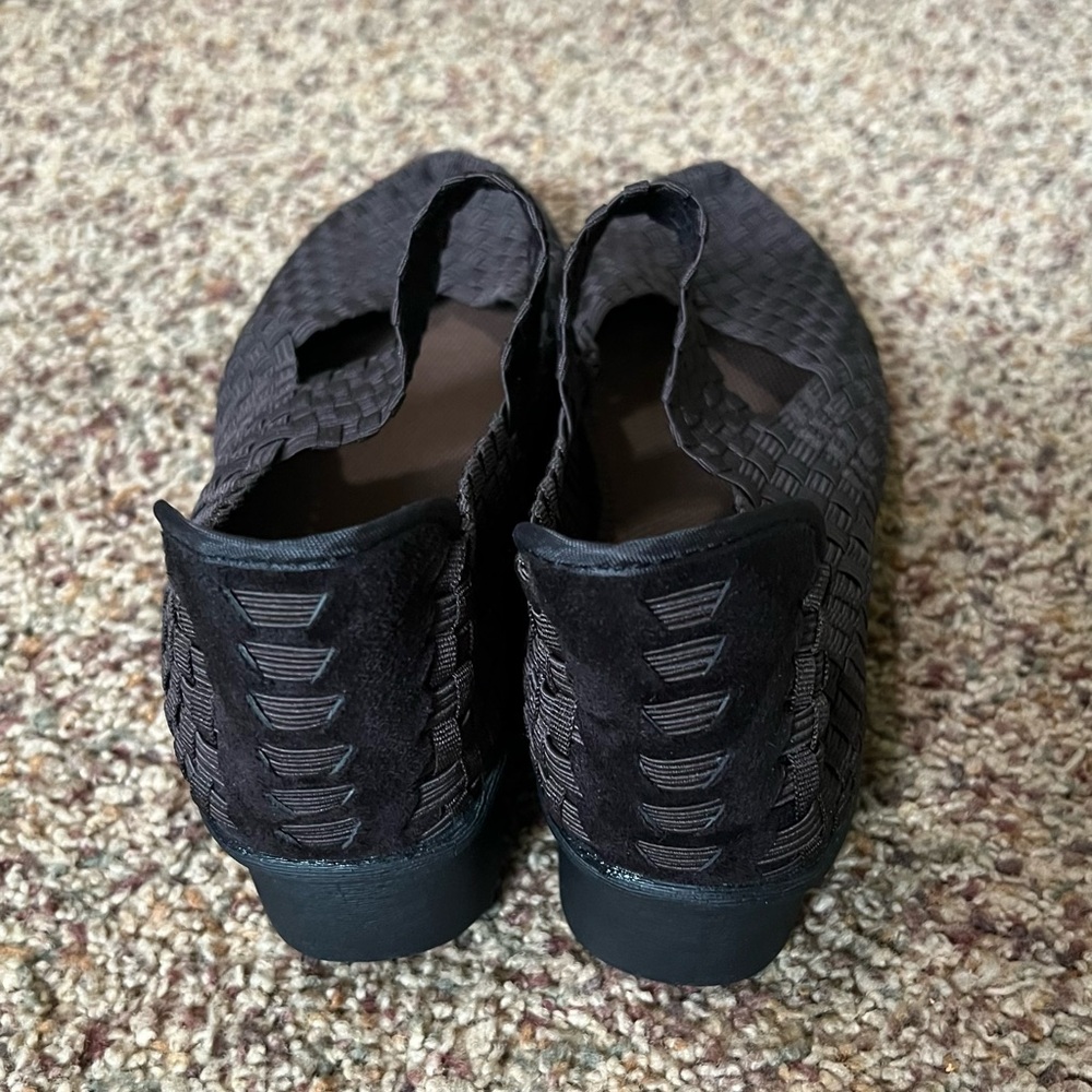 BERNIE MEV. Black Woven Loafers - Picture 3 of 5